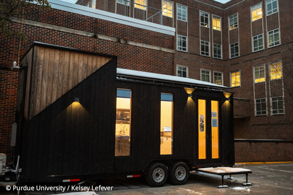 Indoor aerosol measurement in tiny house | Purdue University